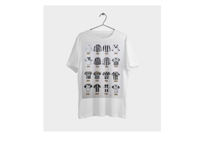 Notts County FC Retro Art Football Shirts T-Shirt